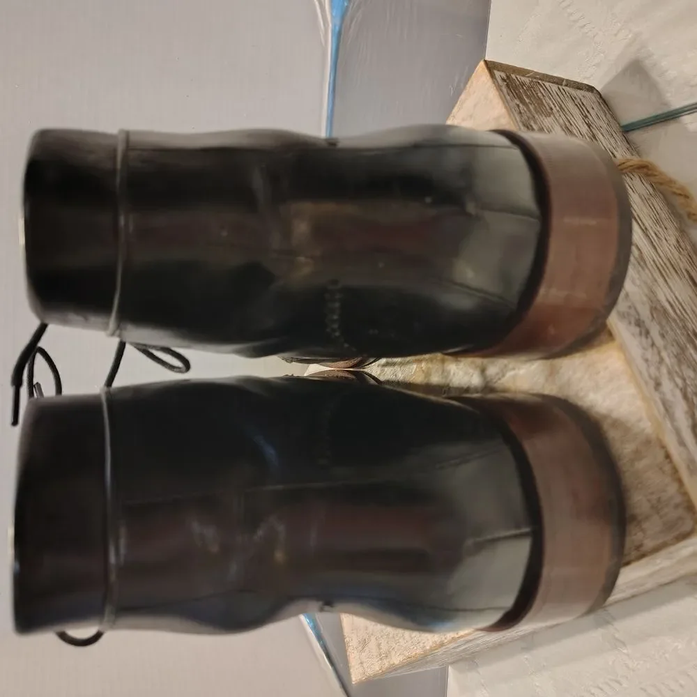 Cole Haan Black Leather Men's Boots Size. 10.5 WIDE